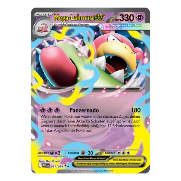 Mega-Lahmus ex 031/084 Pokemon Dunkelnacht