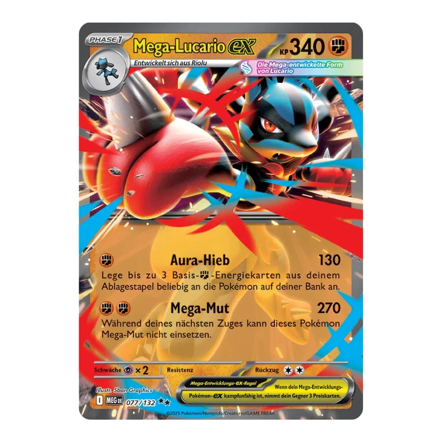 Mega Lucario ex 077/132 Mega Entwicklung