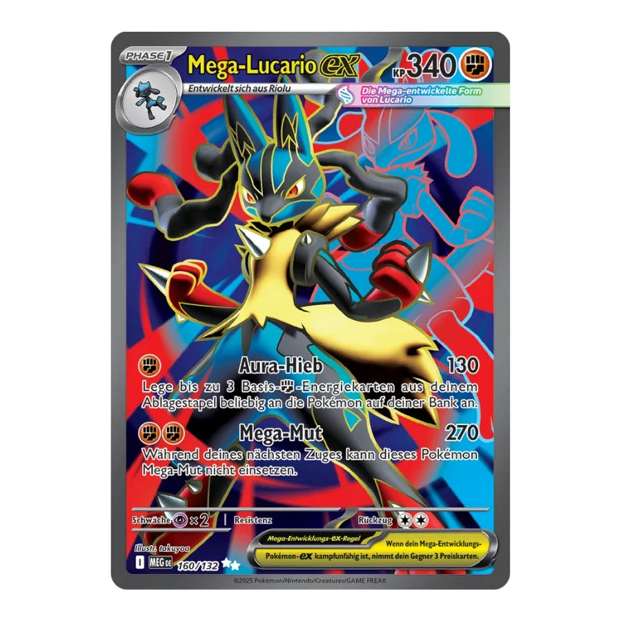 Mega Lucario ex UR 160/132 Mega Entwicklung