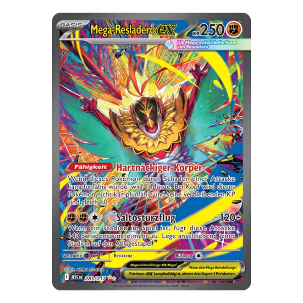 Mega-Resladero ex SIR 283/217 Pokemon Erhabene Helden