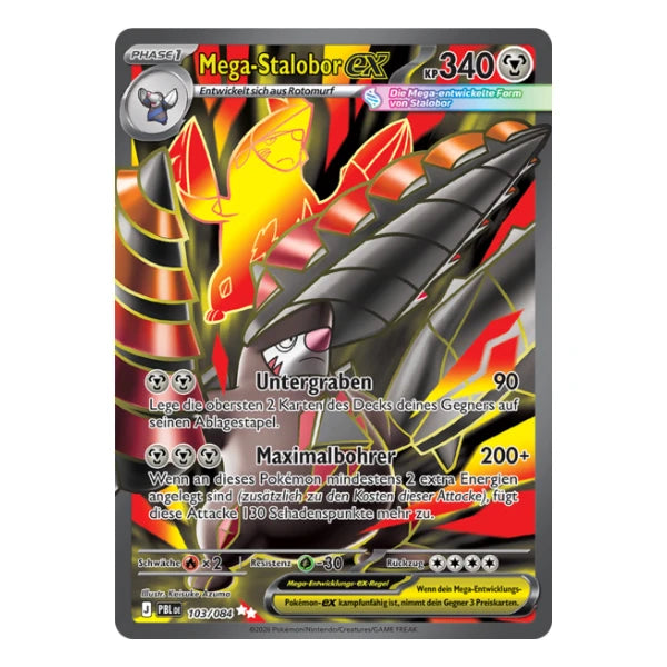 Mega-Stalobor ex FA 103/084 Pokemon Dunkelnacht 