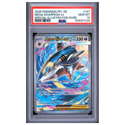 Mega-Tohaido ex SIR 127/094 Pokemon Fatale Flammen (PSA10)