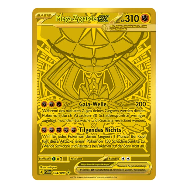 Mega-Zygarde ex SR 124/088 Pokemon Optimale Ordnung