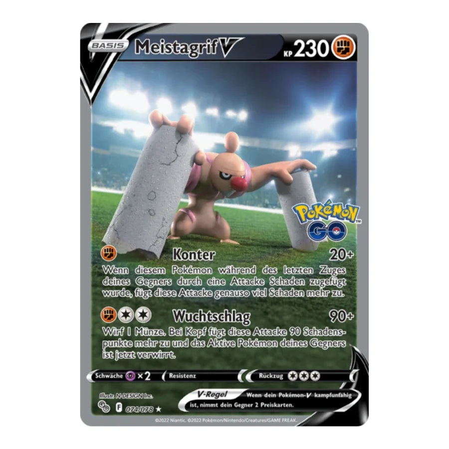 Meistagrif V SIR 074/078 Pokemon GO