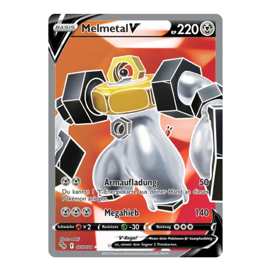 Melmetal V UR 075/078 Pokemon GO