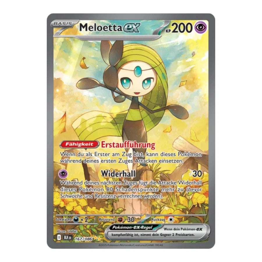 Meloetta ex SIR 167/086 Schwarze Blitze