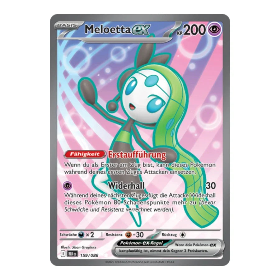 Meloetta ex UR 159/086 Schwarze Blitze