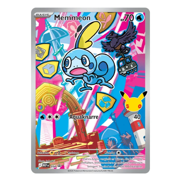 Memmeon IR MEP DE 054 Pokemon Mega-Entwicklung Black Star Promo 
