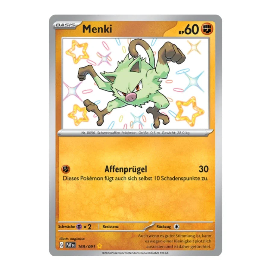 Menki Shiny 169/091 Paldeas Schicksale