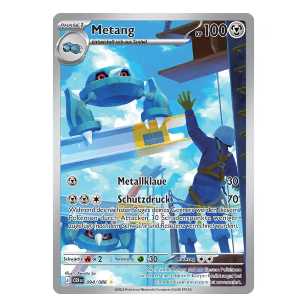 Metang IR 094/086 Pokemon Wachsendes Chaos 