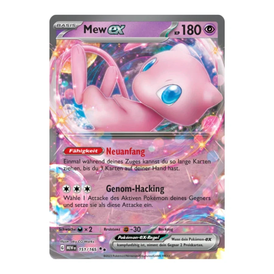 Mew ex Deutsch 151/165 Karmesin & Purpur 151