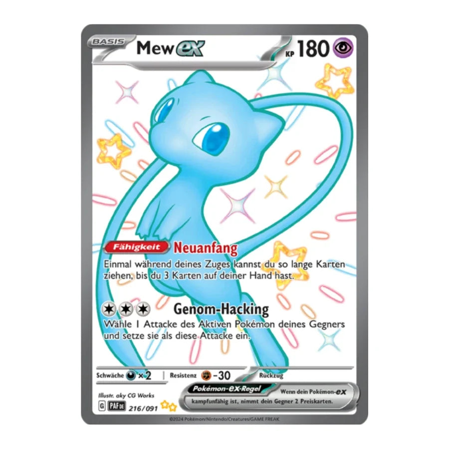 Mew ex Shiny UR 216/091 Paldeas Schicksale