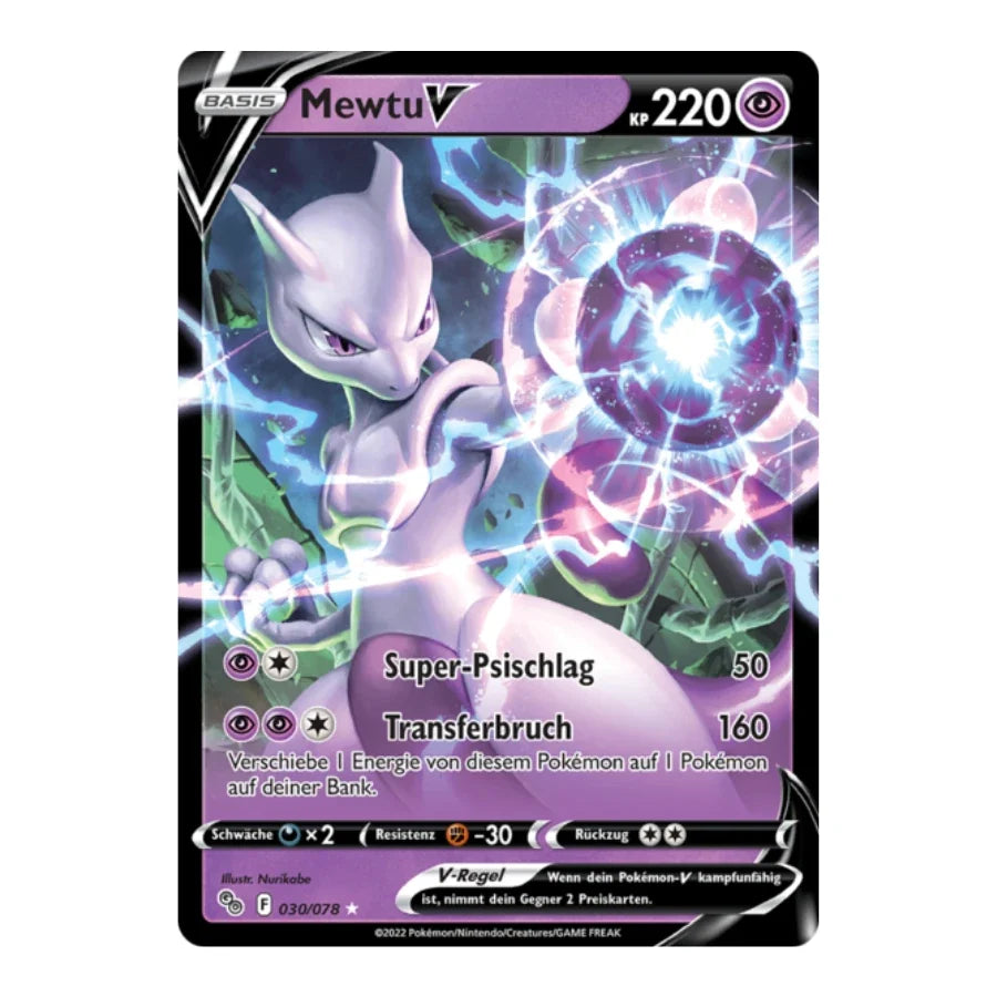 Mewtu V UR 030/078 Pokemon GO