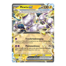 Mewtu ex Deutsch 058/182 Paradox Rift