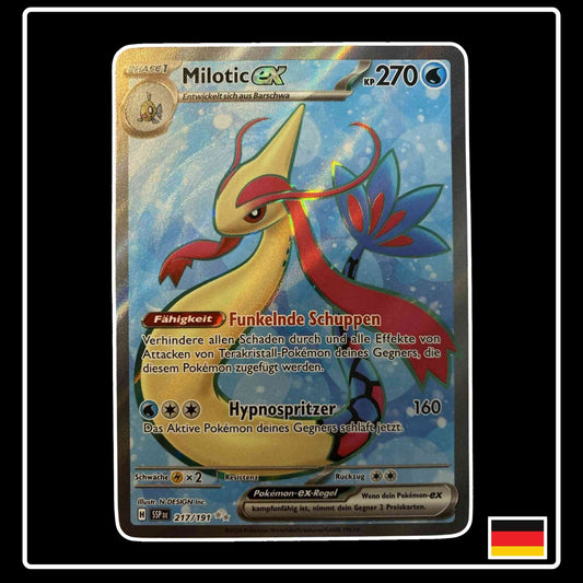 Milotic ex 217/191 Pokemon Stürmische Funken