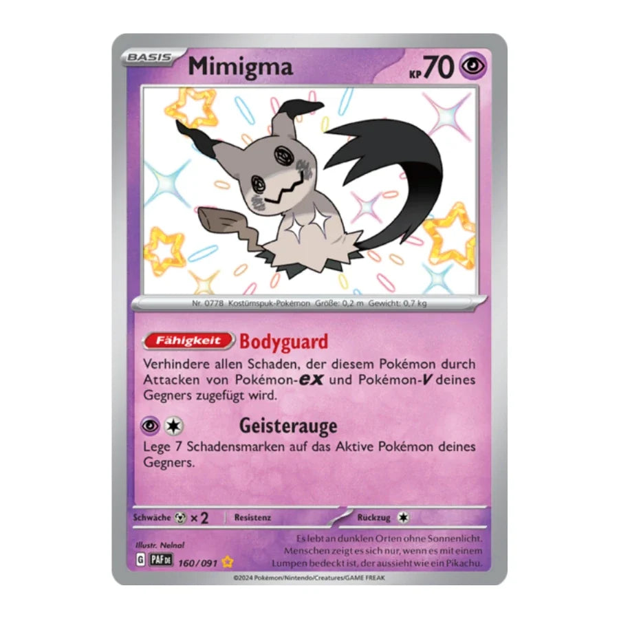 Mimigma Shiny 160/091 Paldeas Schicksale