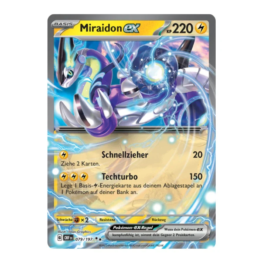 Miraidon ex Deutsch 079/197 Obsidian Flammen