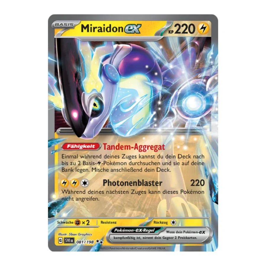 Miraidon ex Deutsch 081/198 Karmesin & Purpur