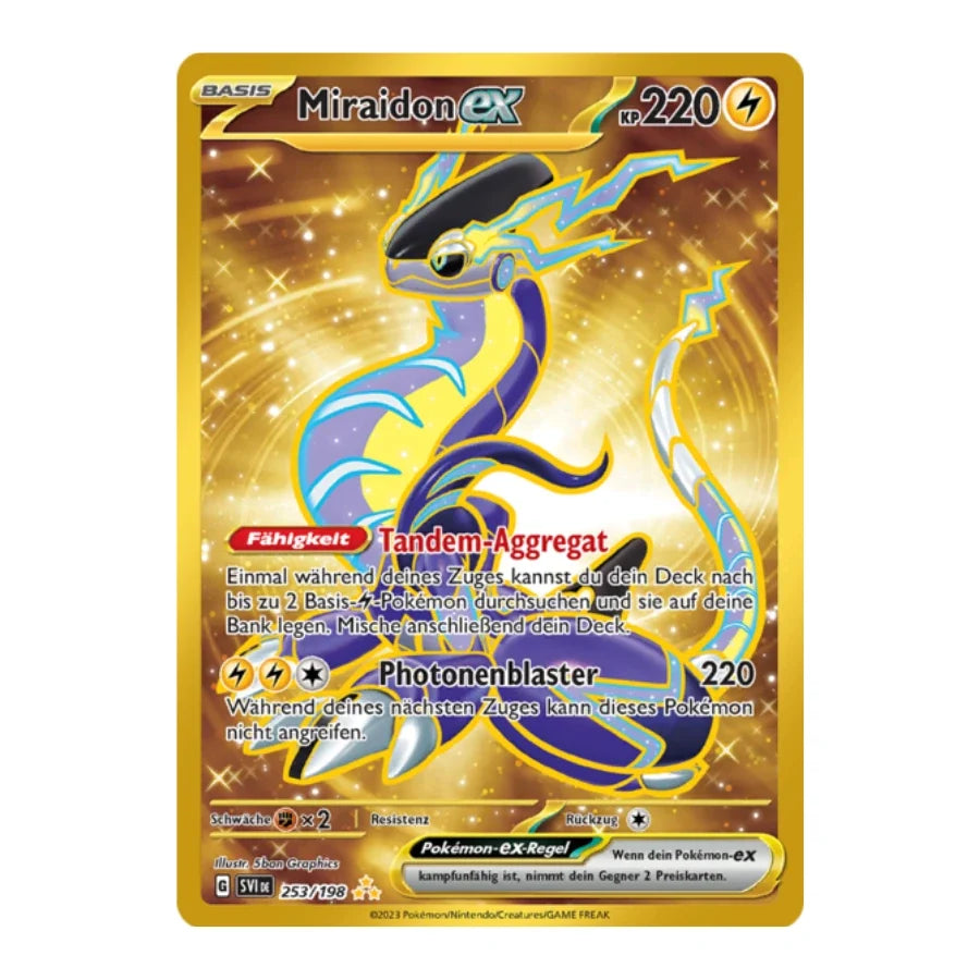 Miraidon ex Hyper Rare Deutsch 253/198 Karmesin & Purpur