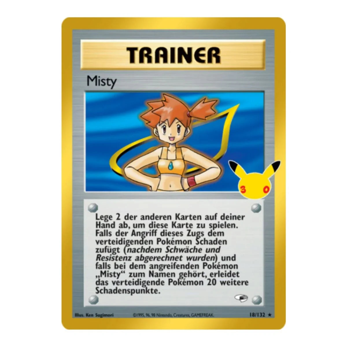 Misty HR 18/132 Pokemon 30 Jahre