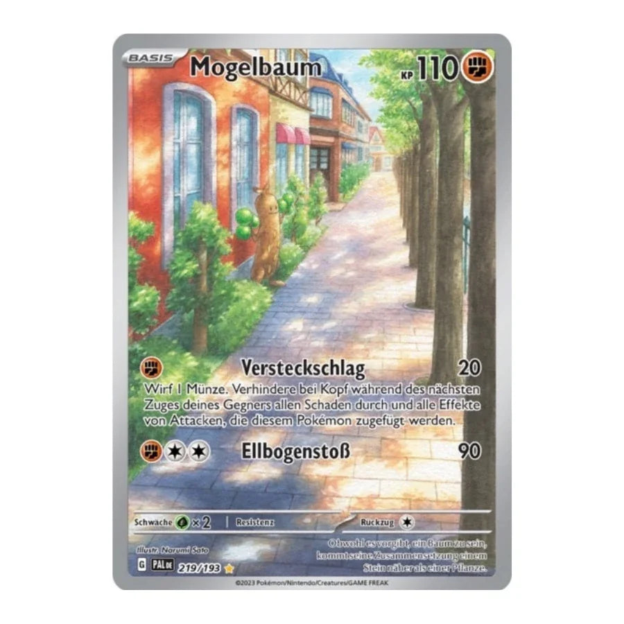 Mogelbaum Art Rare Deutsch 219/193 Entwicklungen in Paldea