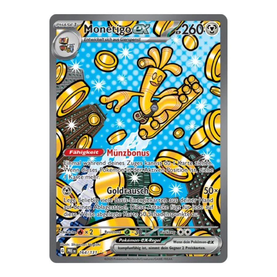 Monetigo ex SIR 164/131 Prismatische Entwicklungen