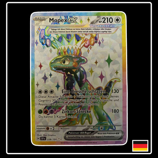 Mopex ex Full Art 228/191 Stürmische Funken