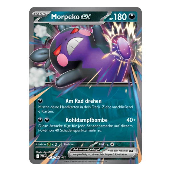 Morpeko ex 055/084 Pokemon Dunkelnacht 