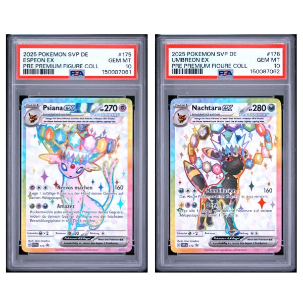 Nachtara & Psiana ex Promo SVP175 & SVP176 Pokemon KP Promo (PSA10)