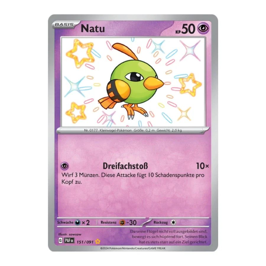 Natu Shiny 151/091 Paldeas Schicksale