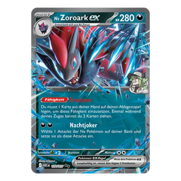 Ns Zoroark ex 137/217 Pokemon Erhabene Helden