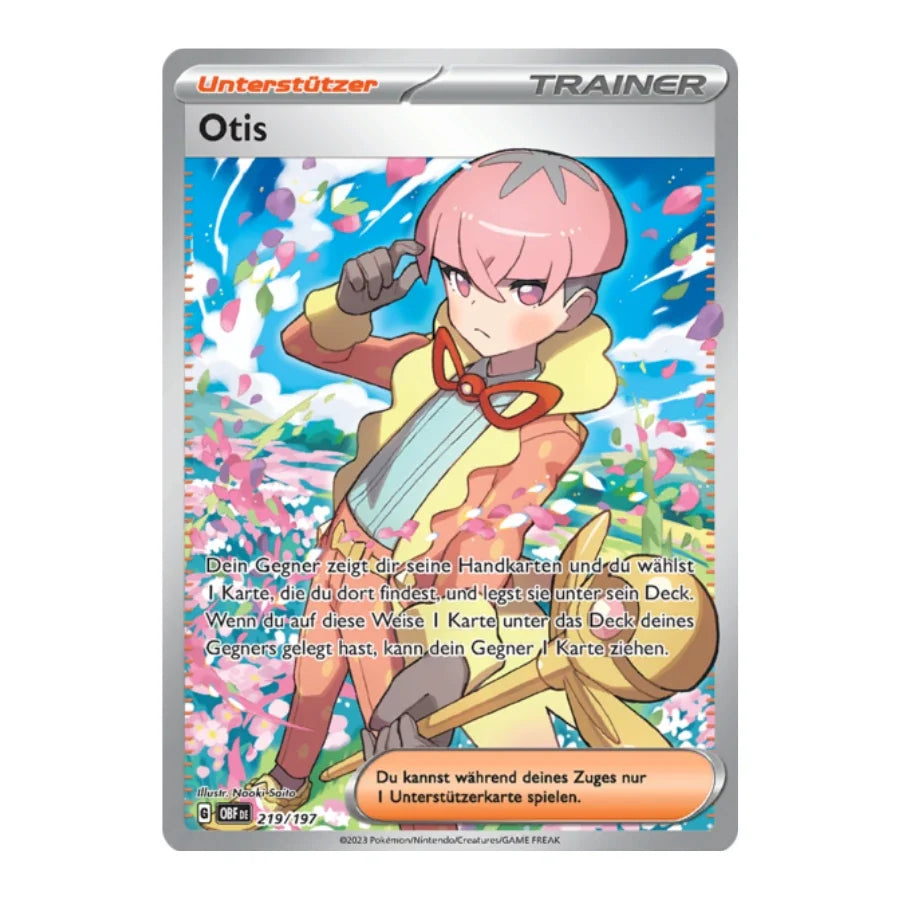 Otis Full Art Deutsch 219/197 Obsidianflammen
