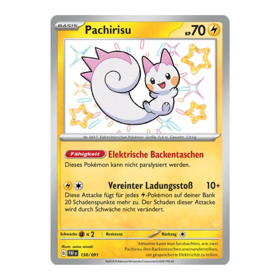 Pachirisu Shiny 138/091 Paldeas Schicksale