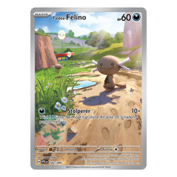 Paldea-Felino IR 102/094 Pokemon Fatale Flammen