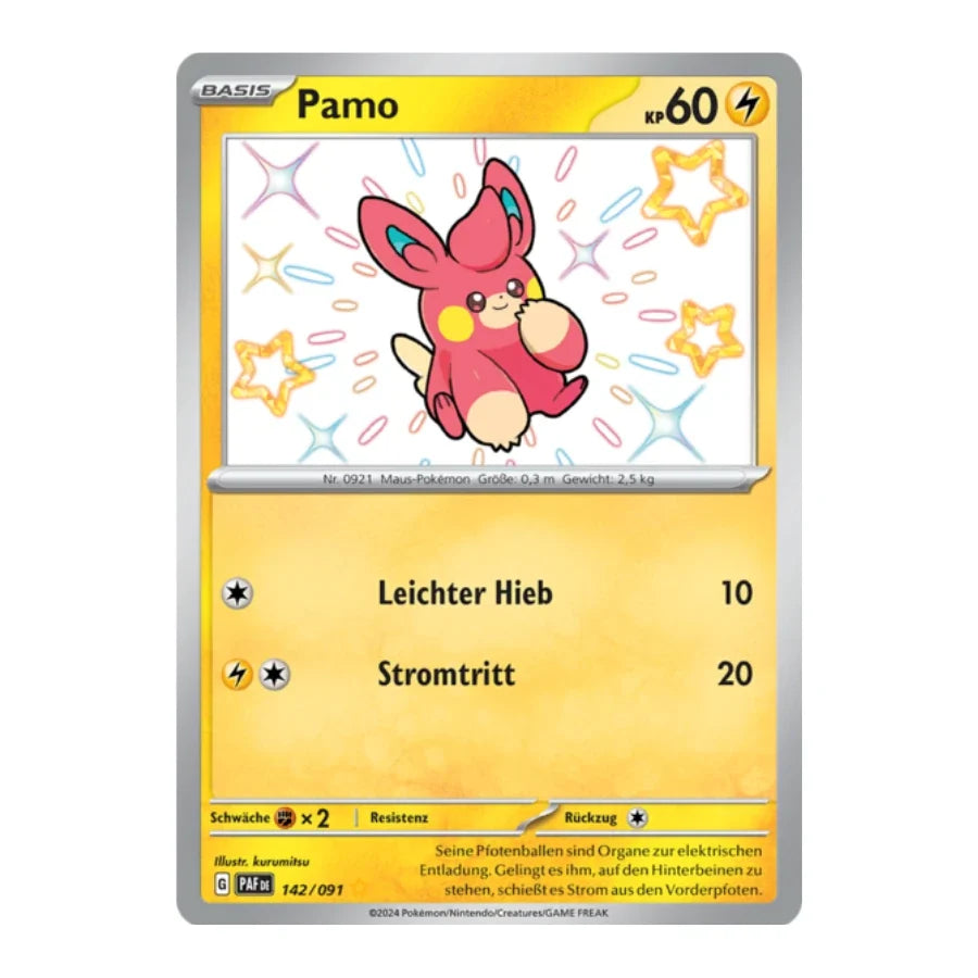 Pamo Shiny 142/091 Paldeas Schicksale