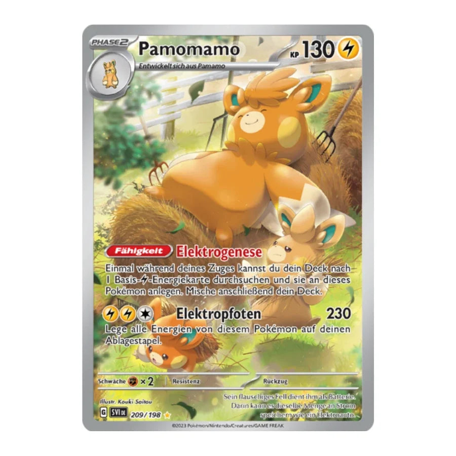 Pamomamo Art Rare Deutsch 209/198 Karmesin & Purpur