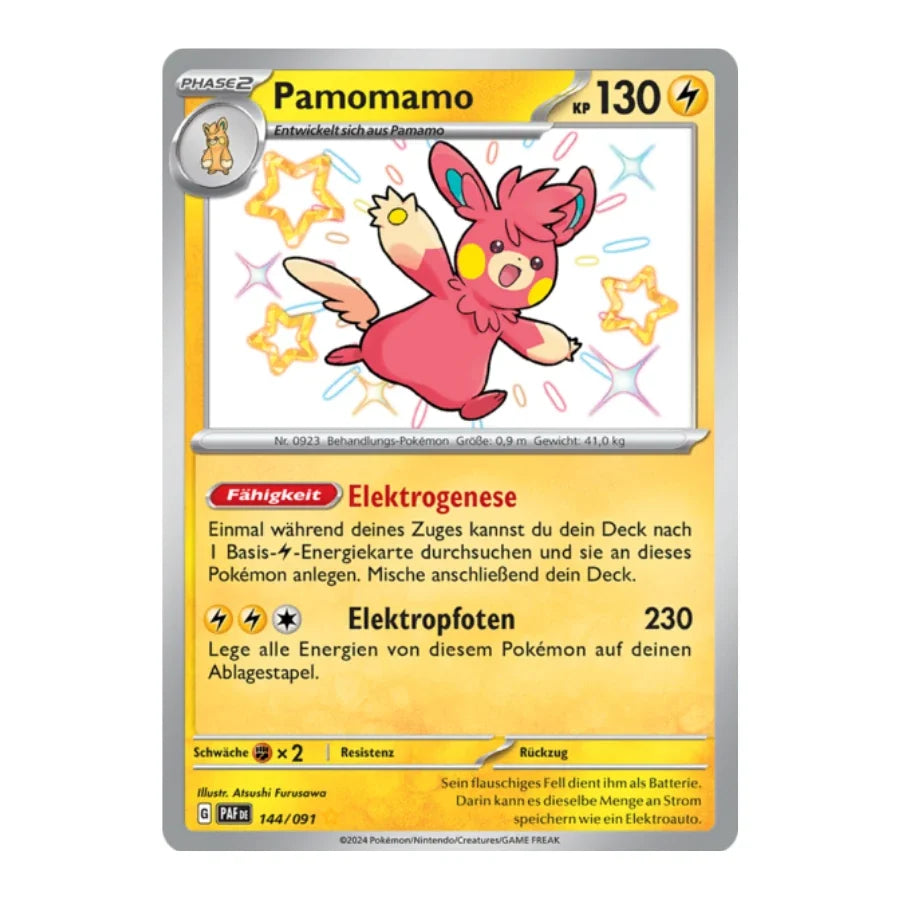 Pamomamo Shiny 144/091 Paldeas Schicksale