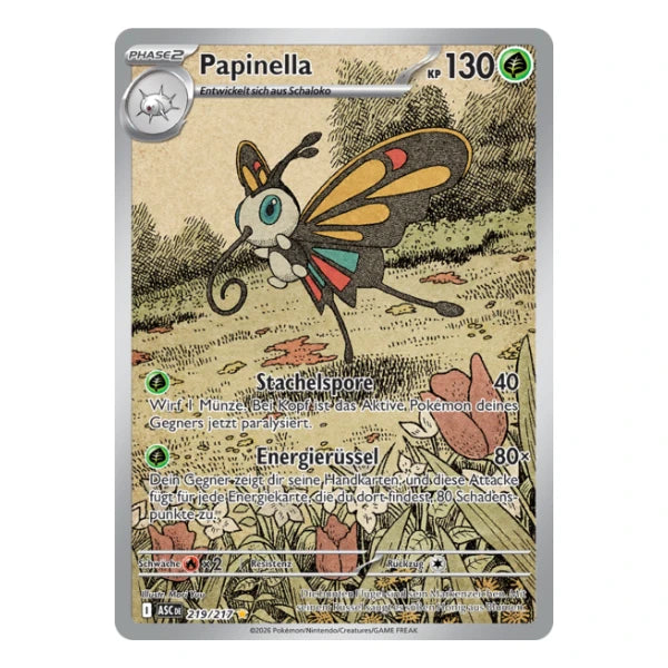 Papinella IR 219/217 Pokemon Erhabene Helden