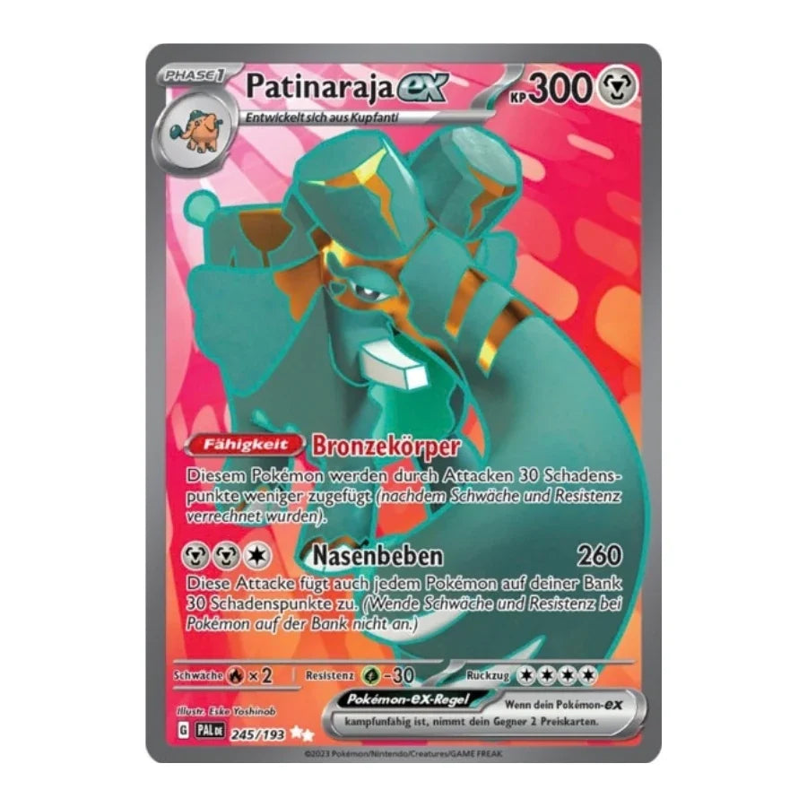 Patinaraja ex Full Art Deutsch 245/193 Entwicklungen in Paldea