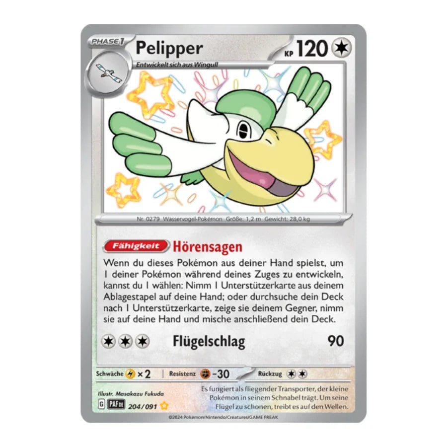 Pelipper Shiny 204/091 Paldeas Schicksale