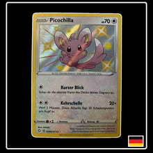 Pokemon Karte Picochilla Shiny SV093/SV122 aus dem Schwert & Schild Set Glänzendes Schicksal