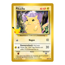 Pikachu HR 58/102 Pokemon 30 Jahre