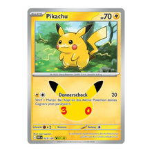 Pikachu Holo Rare 023/128 Pokemon 30 Jahre