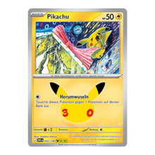 Pikachu Holo Rare 032/128 Pokemon 30 Jahre