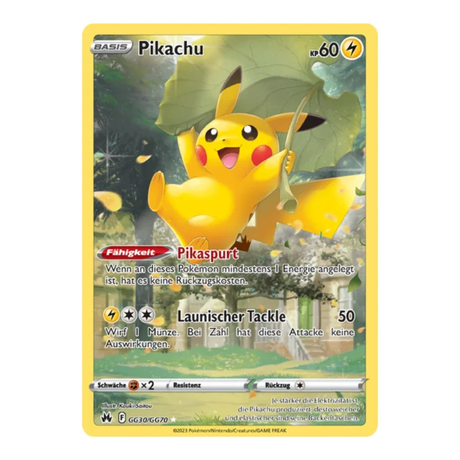 Pikachu IR GG30/GG70 Zenit der Könige