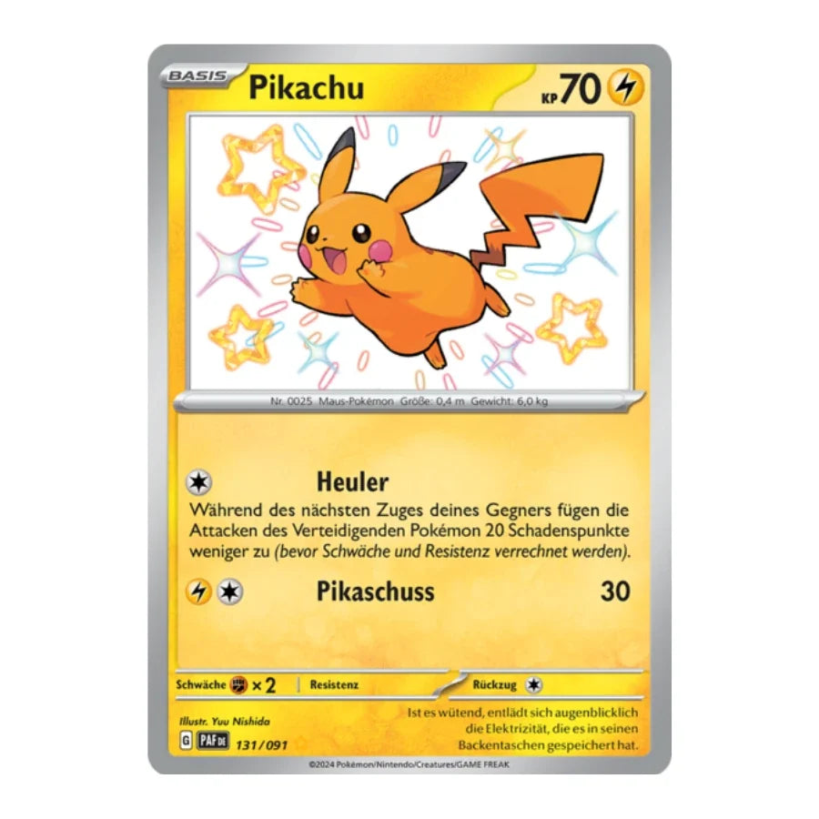 Pikachu Shiny 131/091 Paldeas Schicksale