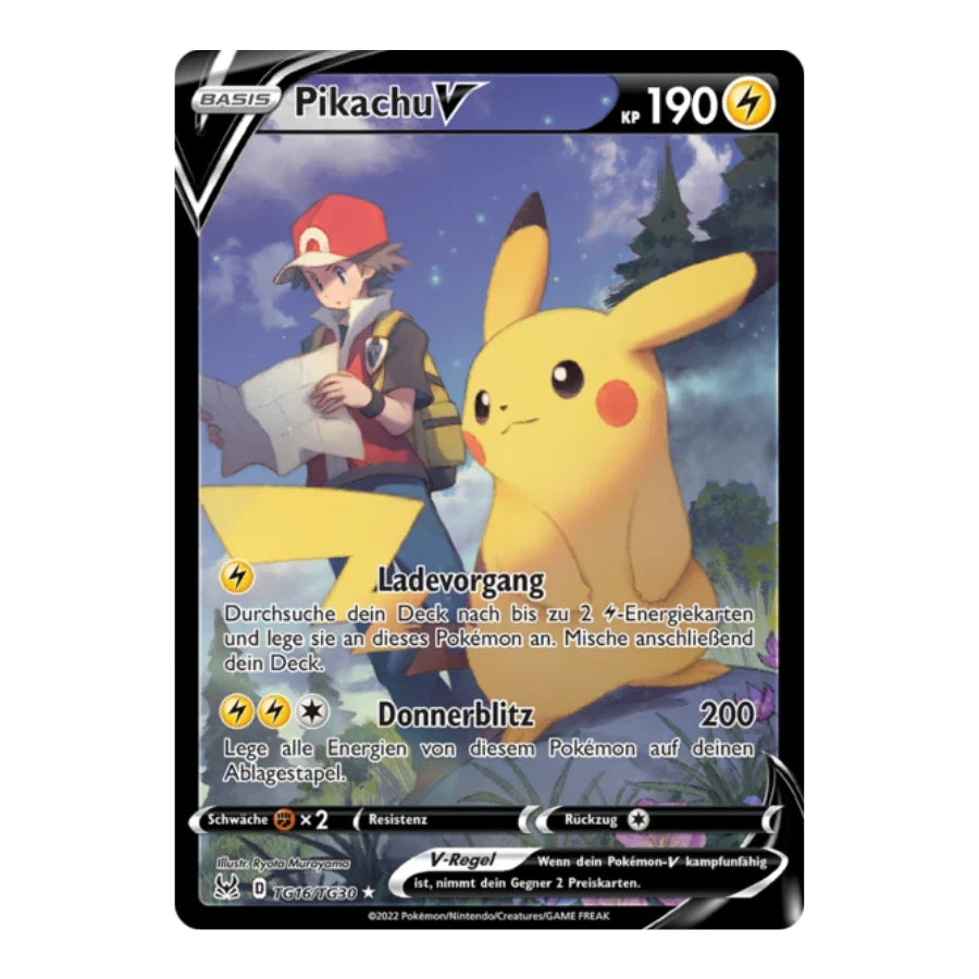 Pikachu V SIR TG16/TG30 Verlorener Ursprung
