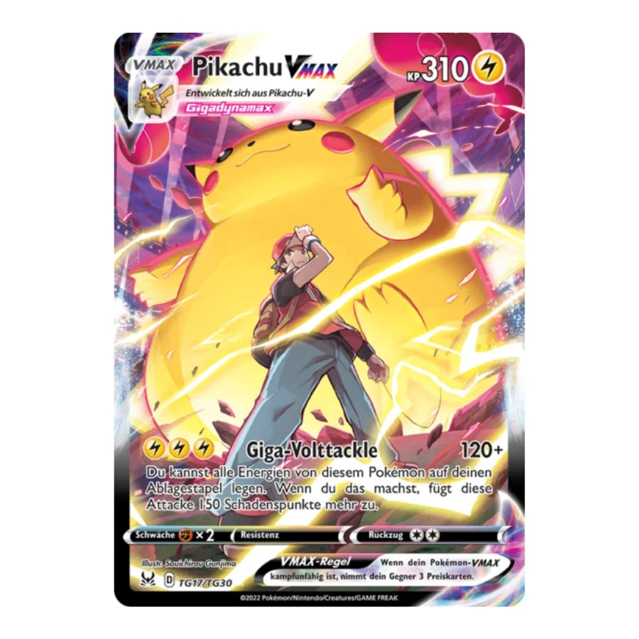 Pikachu VMAX SIR TG17/TG30 Verlorener Ursprung