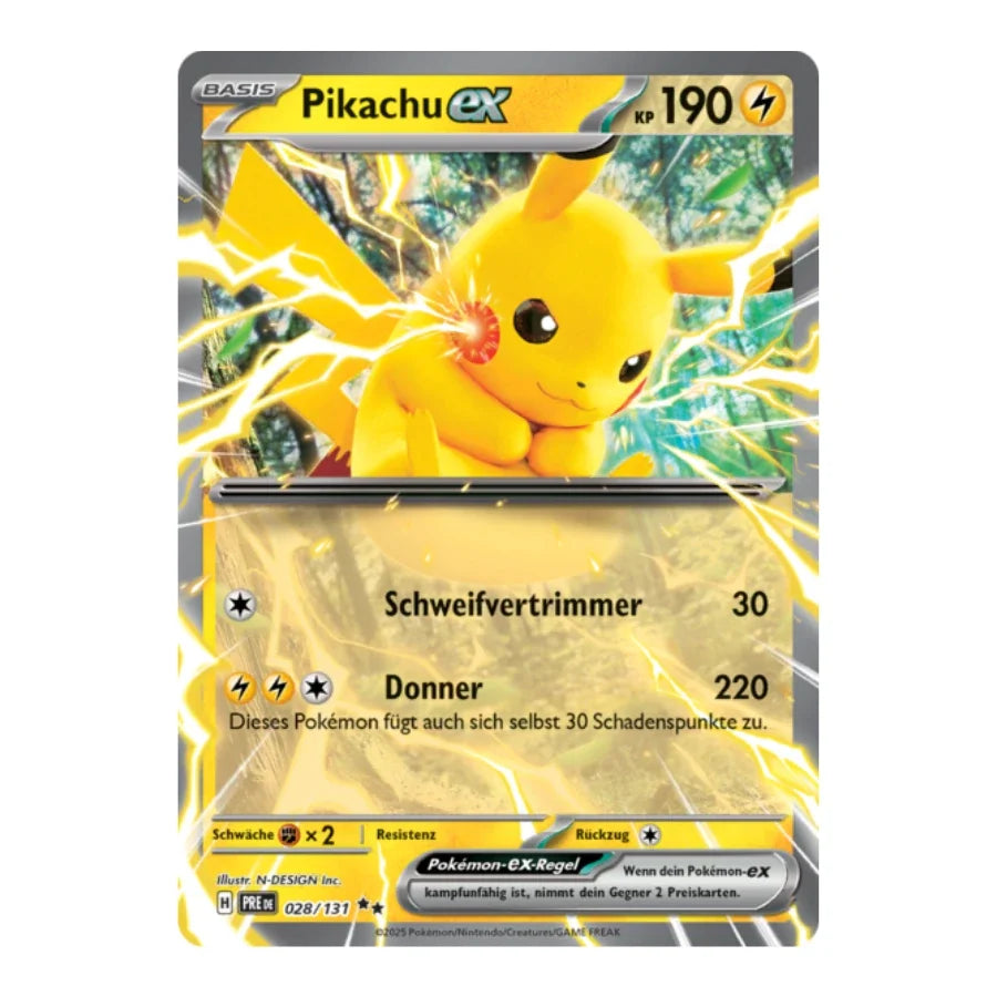 Pikachu ex 028/131 Prismatische Entwicklungen