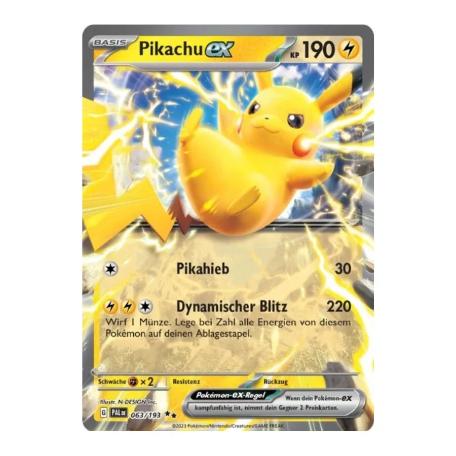 Pikachu ex Deutsch 063/193 Entwicklungen in Paldea